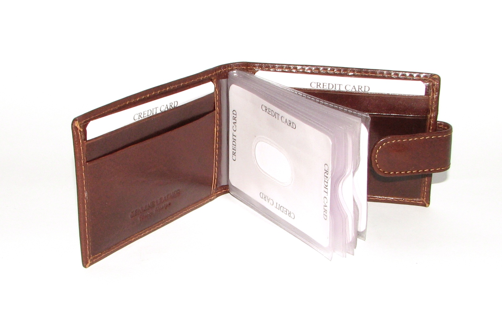 Візитниця DNK Leather TW-02-VT BROWN Візитниця DNK Leather TW-02-VT BROWN